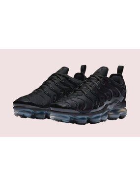Nike Air Vapormax Plus Sneakers Black/Transparent Womens 9 •SH